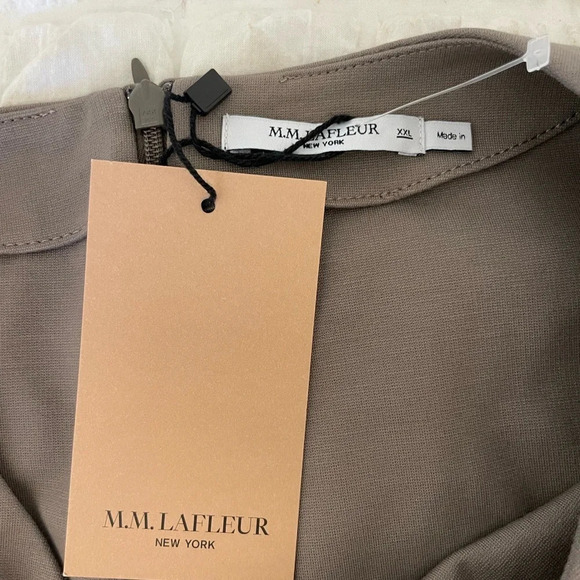 M.M Lafleur Rashida top in pebble - Picture 7 of 13